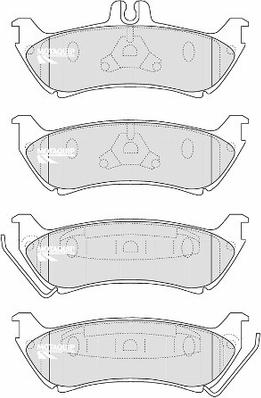 Motaquip LVXL1215 - Гальмівні колодки, дискові гальма autocars.com.ua