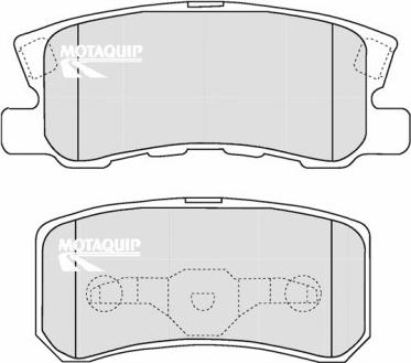 Motaquip LVXL1217 - Гальмівні колодки, дискові гальма autocars.com.ua