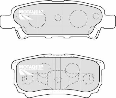 Motaquip LVXL1218 - Гальмівні колодки, дискові гальма autocars.com.ua