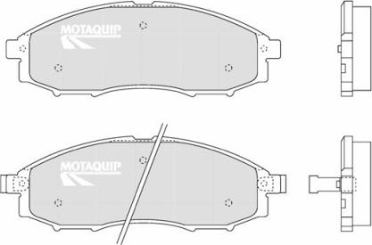 Motaquip LVXL1225 - Гальмівні колодки, дискові гальма autocars.com.ua