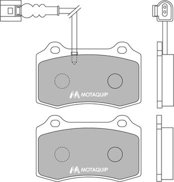 Motaquip LVXL1230 - Гальмівні колодки, дискові гальма autocars.com.ua