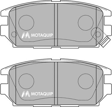 Motaquip LVXL1236 - Гальмівні колодки, дискові гальма autocars.com.ua