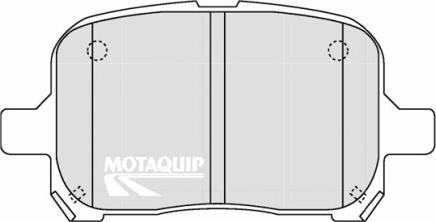 Motaquip LVXL1237 - Гальмівні колодки, дискові гальма autocars.com.ua
