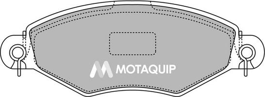 Motaquip LVXL1238 - Гальмівні колодки, дискові гальма autocars.com.ua