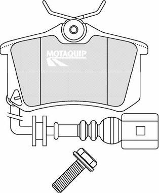 Motaquip LVXL1239 - Гальмівні колодки, дискові гальма autocars.com.ua