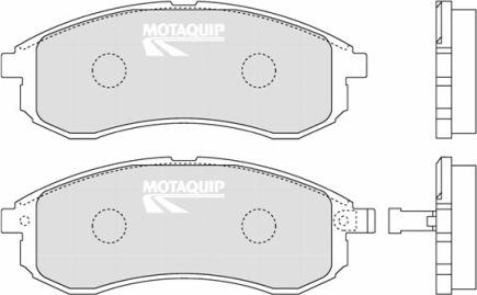 Motaquip LVXL1241 - Гальмівні колодки, дискові гальма autocars.com.ua