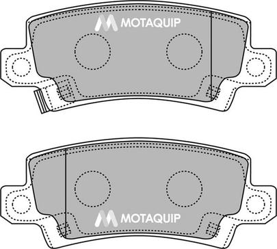 Motaquip LVXL1243 - Гальмівні колодки, дискові гальма autocars.com.ua