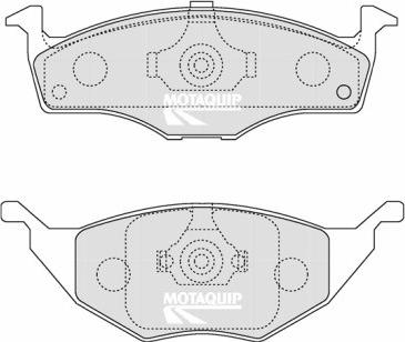 Motaquip LVXL1253 - Тормозные колодки, дисковые, комплект autodnr.net