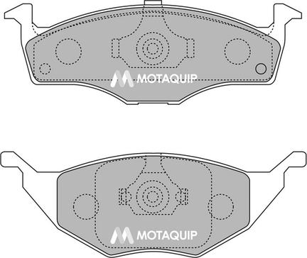 Motaquip LVXL1253 - Тормозные колодки, дисковые, комплект autodnr.net