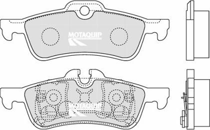 Motaquip LVXL1257 - Гальмівні колодки, дискові гальма autocars.com.ua