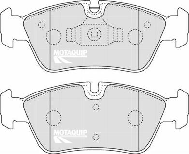 Motaquip LVXL1259 - Гальмівні колодки, дискові гальма autocars.com.ua