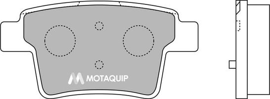 Motaquip LVXL1261 - Гальмівні колодки, дискові гальма autocars.com.ua
