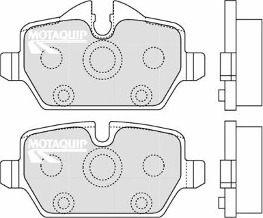 Motaquip LVXL1278 - Гальмівні колодки, дискові гальма autocars.com.ua