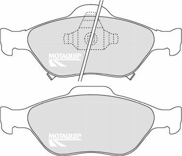 Motaquip LVXL1282 - Гальмівні колодки, дискові гальма autocars.com.ua