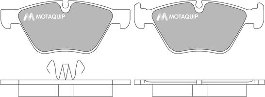 Motaquip LVXL1291 - Гальмівні колодки, дискові гальма autocars.com.ua