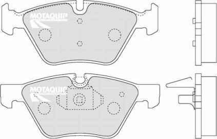 Motaquip LVXL1292 - Гальмівні колодки, дискові гальма autocars.com.ua