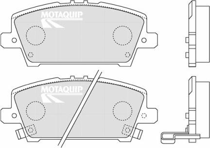 Motaquip LVXL1295 - Гальмівні колодки, дискові гальма autocars.com.ua