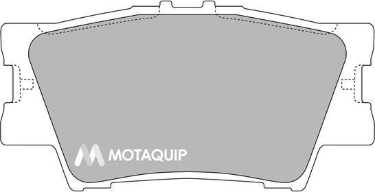 Motaquip LVXL1307 - Гальмівні колодки, дискові гальма autocars.com.ua