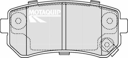 Motaquip LVXL1310 - Тормозные колодки, дисковые, комплект autodnr.net