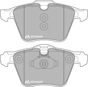 Motaquip LVXL1317 - Гальмівні колодки, дискові гальма autocars.com.ua