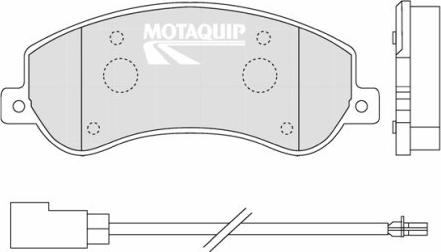 Motaquip LVXL1318 - Гальмівні колодки, дискові гальма autocars.com.ua