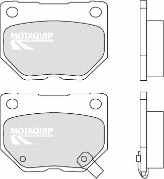 Motaquip LVXL1324 - Гальмівні колодки, дискові гальма autocars.com.ua