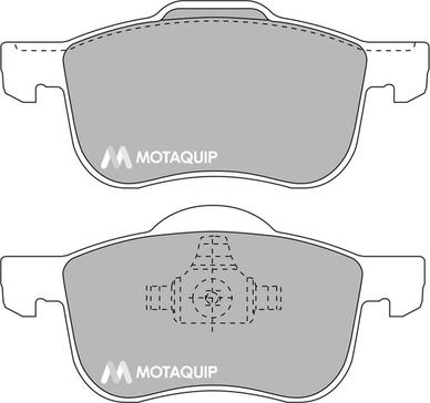 Motaquip LVXL1326 - Гальмівні колодки, дискові гальма autocars.com.ua