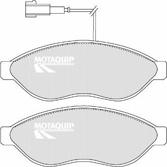 Motaquip LVXL1337 - Гальмівні колодки, дискові гальма autocars.com.ua