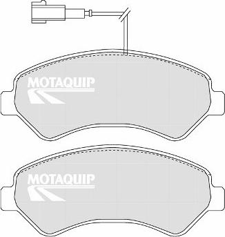 Motaquip LVXL1339 - Гальмівні колодки, дискові гальма autocars.com.ua