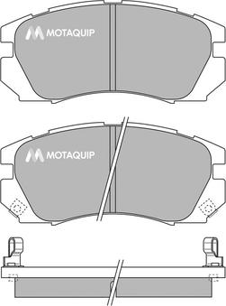 Motaquip LVXL134 - Тормозные колодки, дисковые, комплект autodnr.net