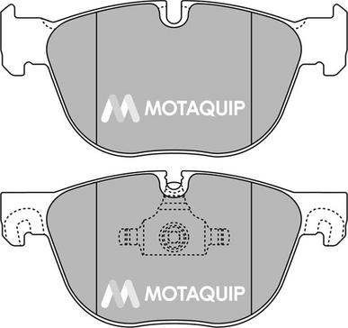 Motaquip LVXL1368 - Гальмівні колодки, дискові гальма autocars.com.ua