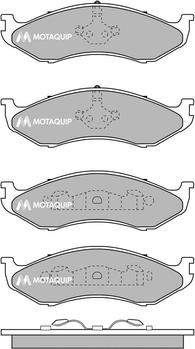 Motaquip LVXL136 - Гальмівні колодки, дискові гальма autocars.com.ua