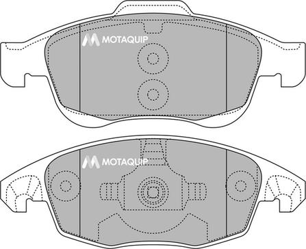 Motaquip LVXL1372 - Гальмівні колодки, дискові гальма autocars.com.ua