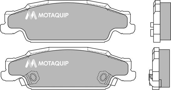 Motaquip LVXL1377 - Гальмівні колодки, дискові гальма autocars.com.ua