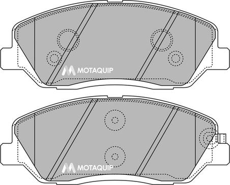 Motaquip LVXL1388 - Гальмівні колодки, дискові гальма autocars.com.ua