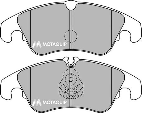Motaquip LVXL1401 - Тормозные колодки, дисковые, комплект autodnr.net