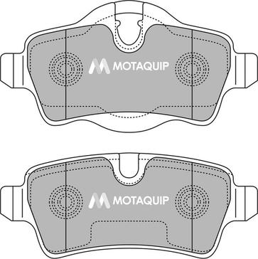 Motaquip LVXL1403 - Гальмівні колодки, дискові гальма autocars.com.ua