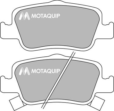 Motaquip LVXL1406 - Гальмівні колодки, дискові гальма autocars.com.ua