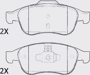 Motaquip LVXL1418 - Гальмівні колодки, дискові гальма autocars.com.ua