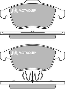 Motaquip LVXL1419 - Гальмівні колодки, дискові гальма autocars.com.ua