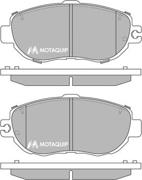 Motaquip LVXL141 - Гальмівні колодки, дискові гальма autocars.com.ua