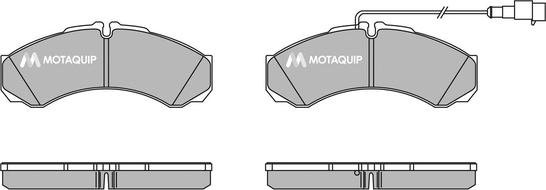 Motaquip LVXL1427 - Гальмівні колодки, дискові гальма autocars.com.ua