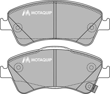 Motaquip LVXL1432 - Гальмівні колодки, дискові гальма autocars.com.ua