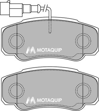 Motaquip LVXL1436 - Тормозные колодки, дисковые, комплект autodnr.net