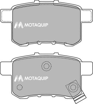 Motaquip LVXL1448 - Гальмівні колодки, дискові гальма autocars.com.ua