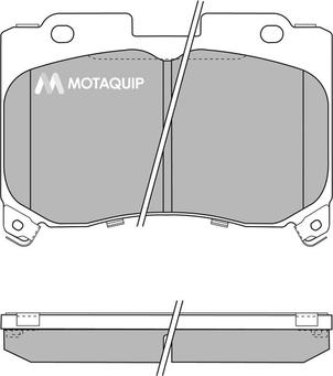 Motaquip LVXL144 - Гальмівні колодки, дискові гальма autocars.com.ua