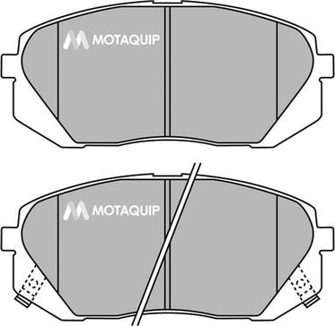 Motaquip LVXL1452 - Гальмівні колодки, дискові гальма autocars.com.ua