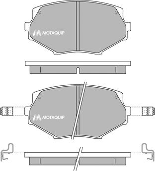 Motaquip LVXL160 - Гальмівні колодки, дискові гальма autocars.com.ua