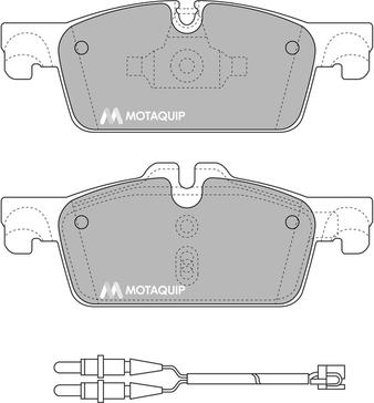 Motaquip LVXL1681 - Гальмівні колодки, дискові гальма autocars.com.ua