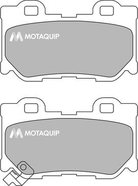 Motaquip LVXL1692 - Гальмівні колодки, дискові гальма autocars.com.ua